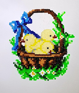 Mary G, Easter chicks, Hama beads.jpg